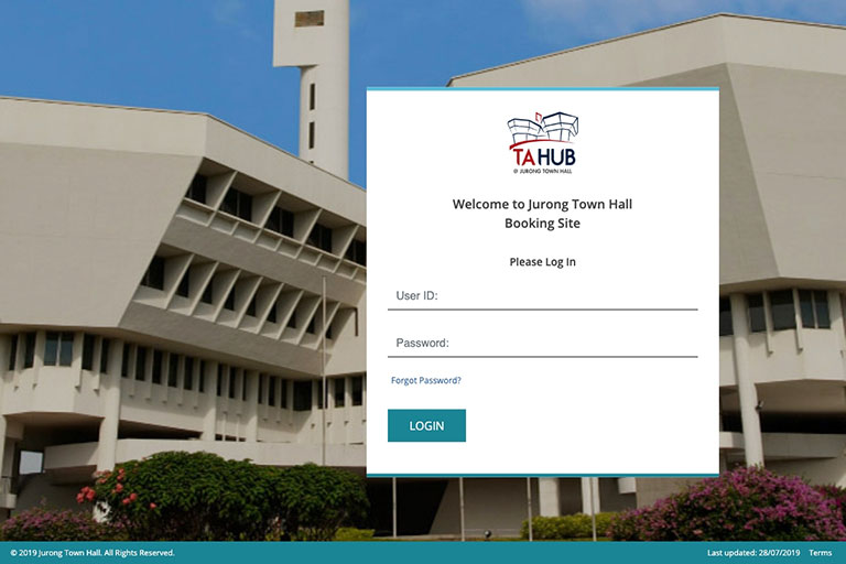 Jurong Town Hall Booking